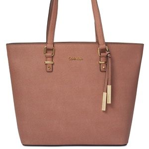 Used Calvin Klein Josie Saffiano Extra Large Tote
